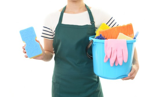 Short-let cleaning team working in Bermondsey near riverside apartments