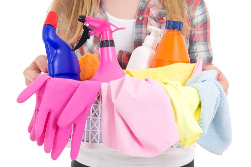 Deep cleaning service for a Bermondsey home kitchen and living area