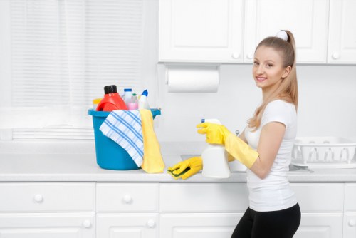 Commercial cleaning in a modern Bermondsey office