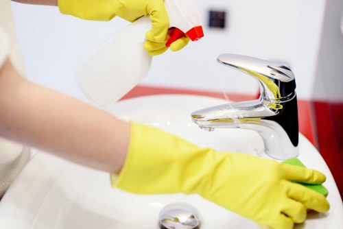 Local cleaners preparing a Bermondsey property for a deep clean