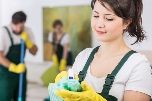 Training focused on workplace safety in cleaning
